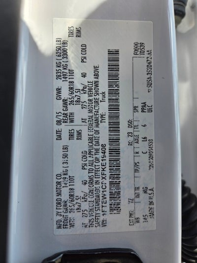 2015 Ford F-150 XLT