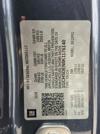 2019 Chevrolet COLORADO Z71