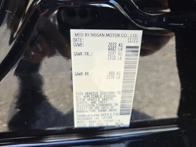 2022 Nissan ALTIMA 2.5 SR