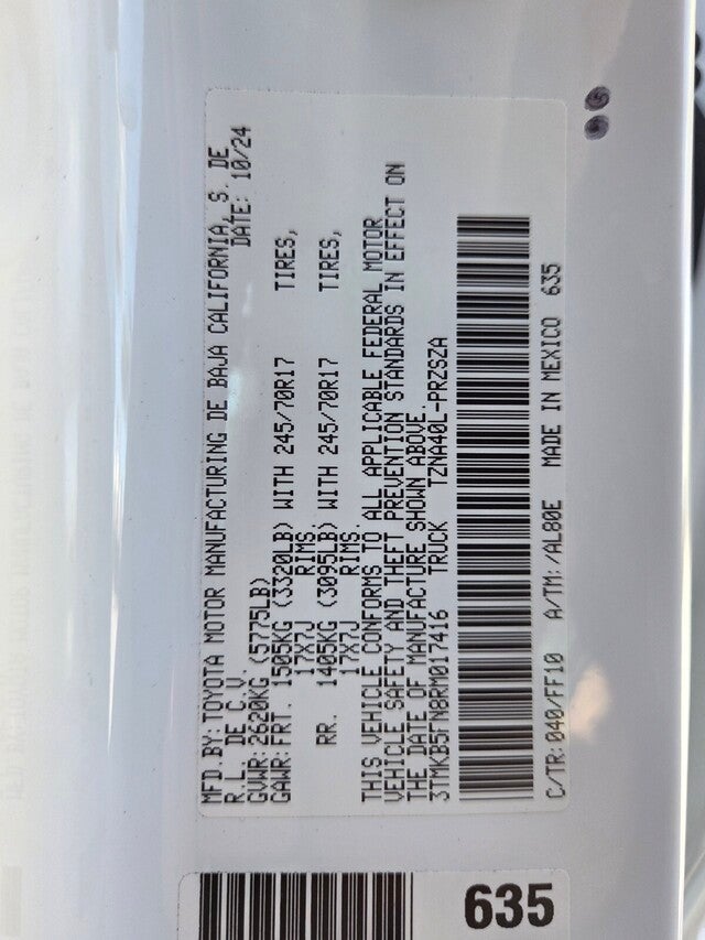 2024 Toyota TACOMA SR5