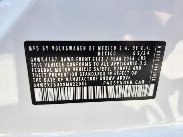 2025 Volkswagen Jetta 1.5T S