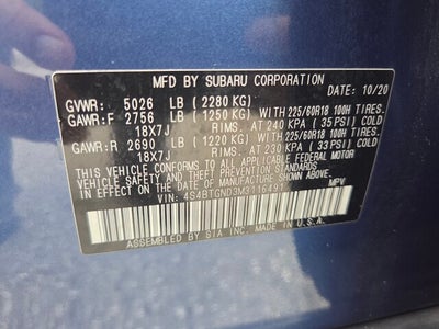 2021 Subaru OUTBACK LIMITED XT