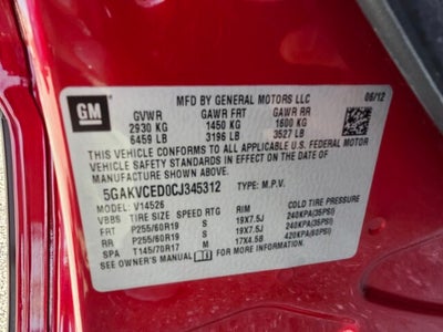 2012 Buick ENCLAVE LEATHER GROUP