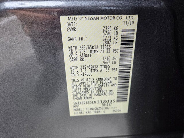 2020 Nissan MURANO SV