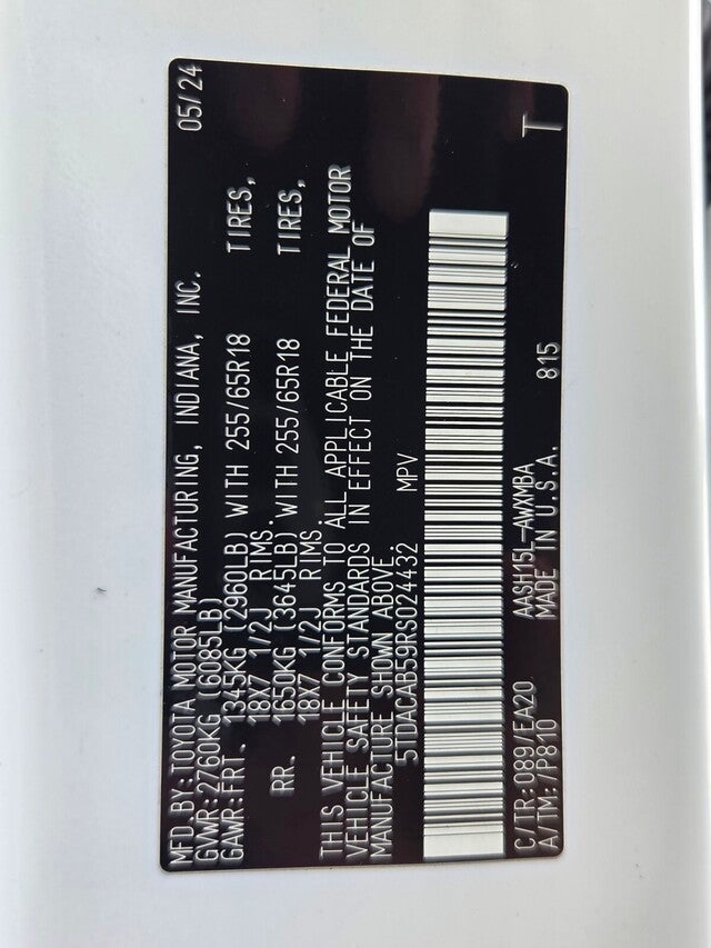 2024 Toyota GRAND HIGHLANDER XLE