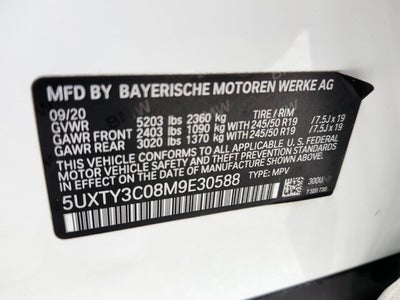 2021 BMW X3 SDRIVE30I