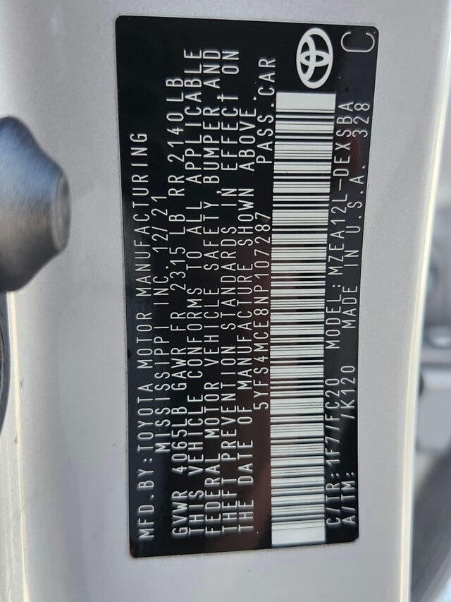 2022 Toyota COROLLA SE NIGHTSHADE