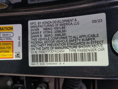 2023 Honda Accord EX
