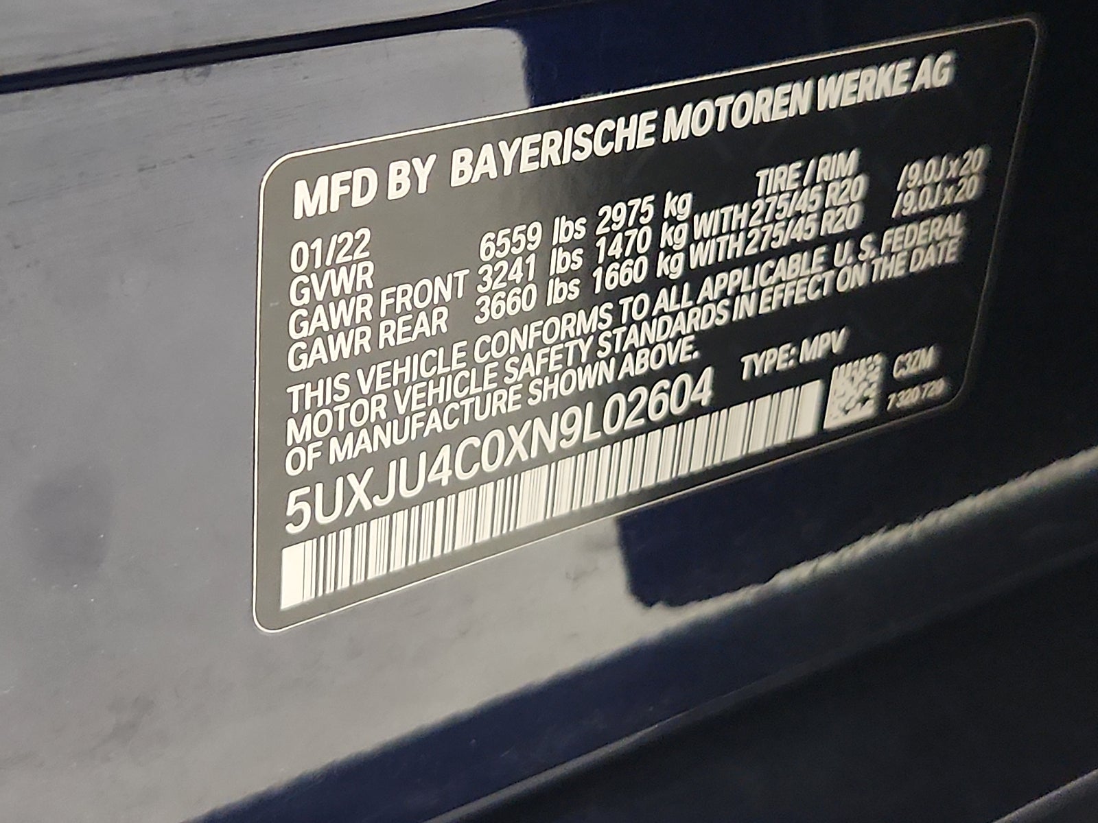 2022 BMW X5 M50i