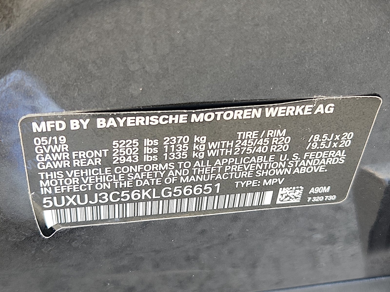 2019 BMW X4 xDrive30i