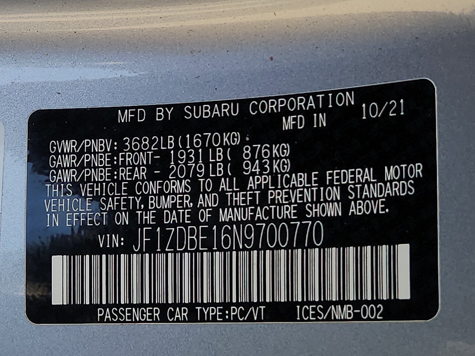 2022 Subaru BRZ Limited