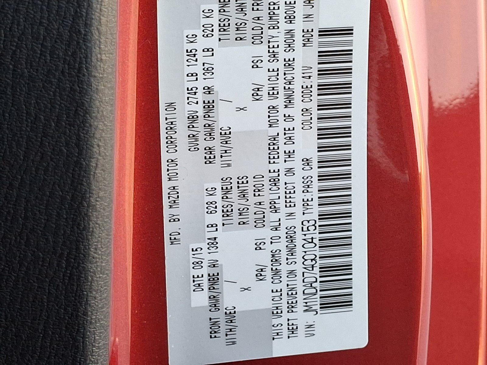 2016 Mazda Mazda MX-5 Miata Grand Touring