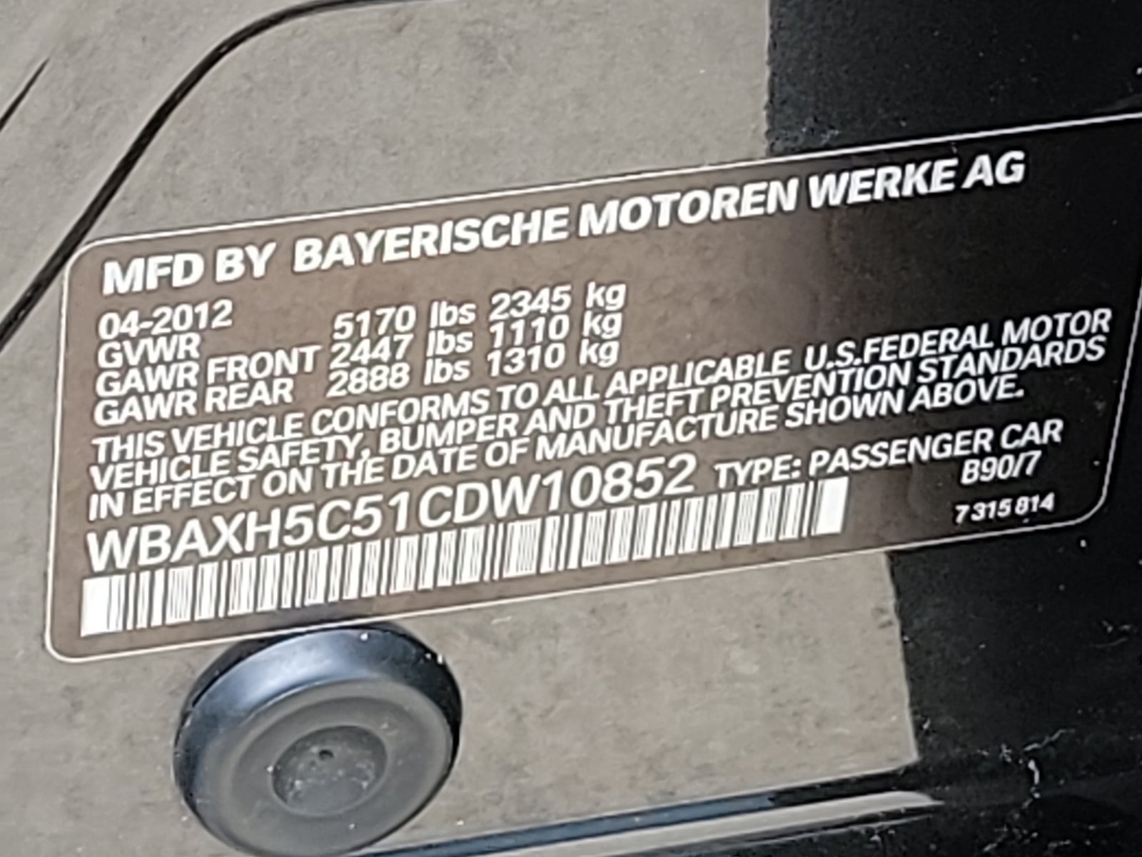 2012 BMW 5 Series 528i xDrive