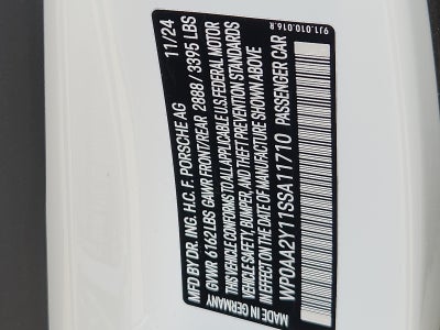 2025 Porsche Taycan RWD