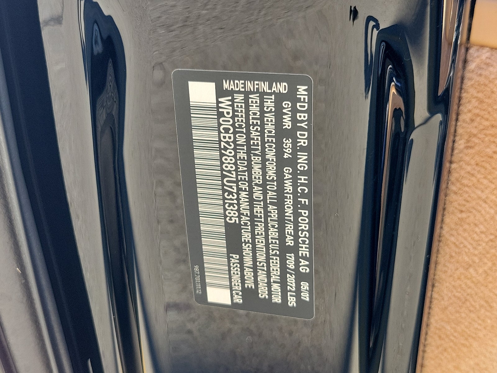 2007 Porsche Boxster S