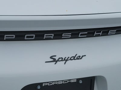 2020 Porsche 718 Spyder Roadster