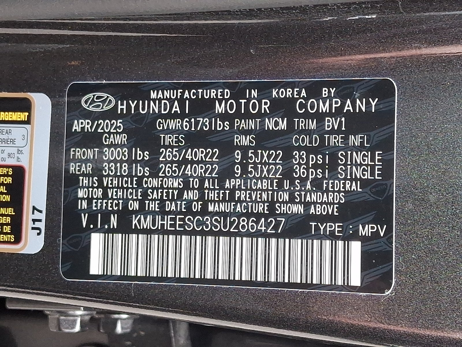 2025 Genesis GV80 3.5T Prestige AWD