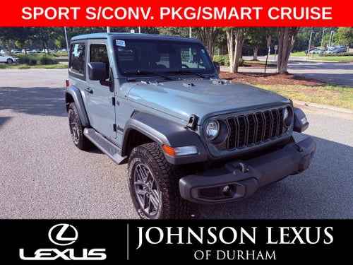 2025 Jeep Wrangler Sport S CONV. PKG/SMART CRUISE/3-PEICE HARDTOP/1 OWNER