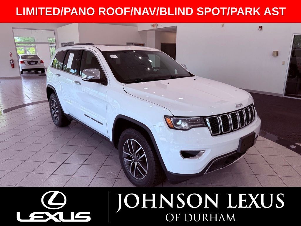 2019 Jeep Grand Cherokee Limited PANO ROOF/NAV/BLIND SPOT/PARK AST/CARPLAY