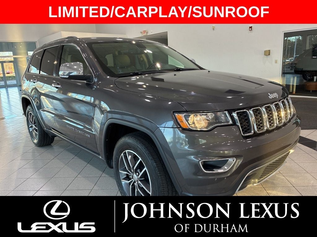 2018 Jeep Grand Cherokee Limited CARPLAY/SUNROOF/PWR SEAT/1-OWNER