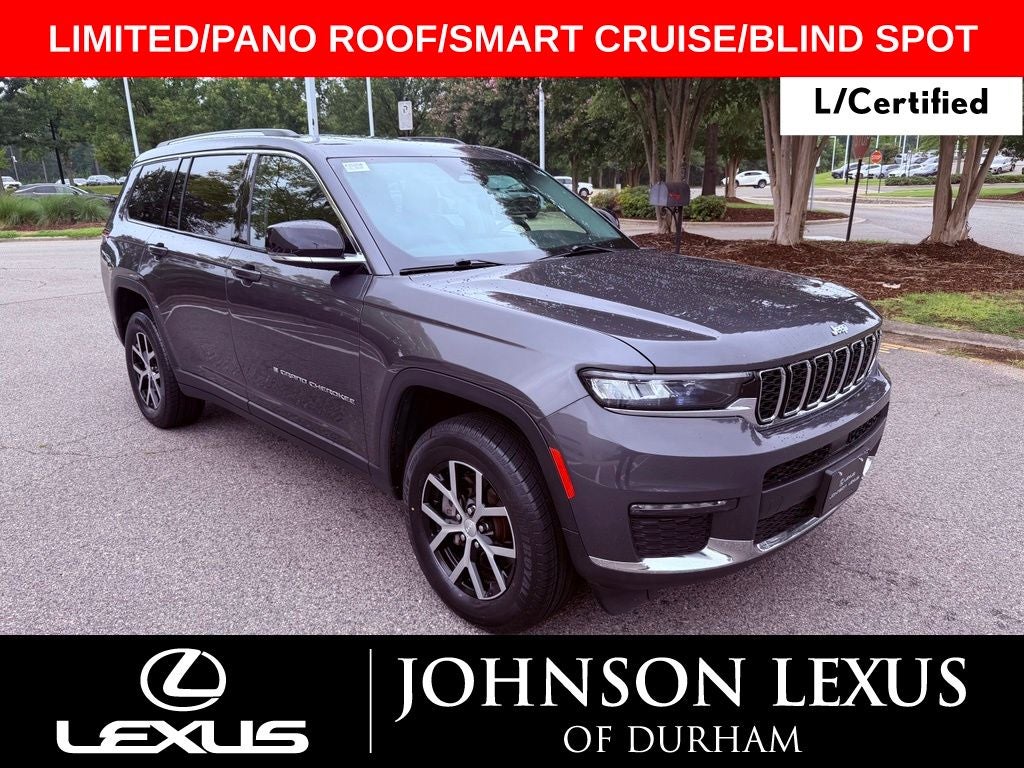 2023 Jeep Grand Cherokee L Limited PANO ROOF/BLIND SPOT/CARPLAY/4 NEW TIRES