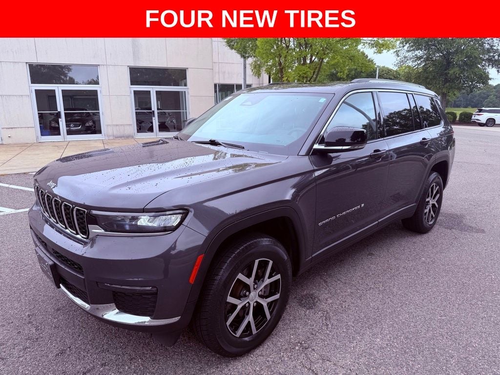 2023 Jeep Grand Cherokee L Limited PANO ROOF/BLIND SPOT/CARPLAY/4 NEW TIRES