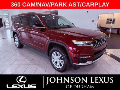 2022 Jeep Grand Cherokee L Limited 360 CAM/NAV/PARK AST/1 OWNER/CLEAN CARFAX