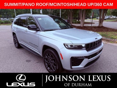 2026 Jeep Grand Cherokee L Summit PANO ROOF/MCINTOSH AUDIO/HEAD UP/360 CAM