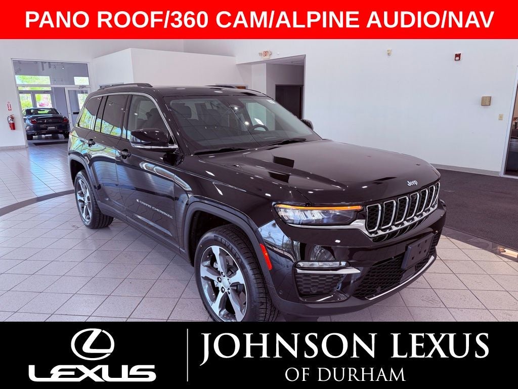 2022 Jeep Grand Cherokee 4xe PANO ROOF/ALPINE AUDIO/360 CAM/NAV/ALL RECORDS
