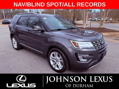 2017 Ford Explorer XLT TECH PKG/BLIND SPOT/NEW TIRES/1-OWNER/RECORDS