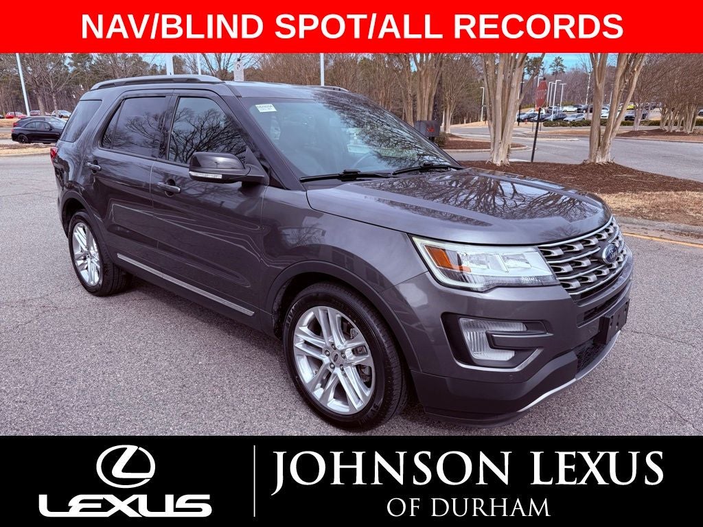 2017 Ford Explorer XLT TECH PKG/BLIND SPOT/NEW TIRES/1-OWNER/RECORDS