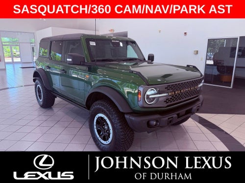 2023 Ford Bronco Badlands SASQUATCH & BADLANDS PKG/360 CAM/LEATHER