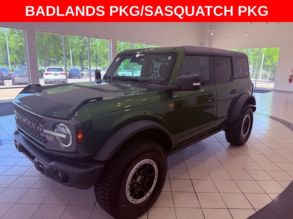 2023 Ford Bronco Badlands SASQUATCH & BADLANDS PKG/360 CAM/LEATHER