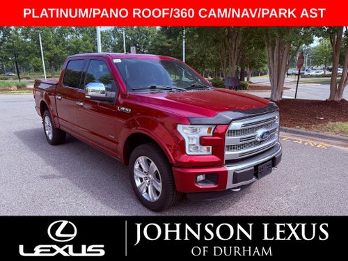 2015 Ford F-150 Platinum PANO-ROOF/TECH PKG/TOW PKG/SMART CRUISE