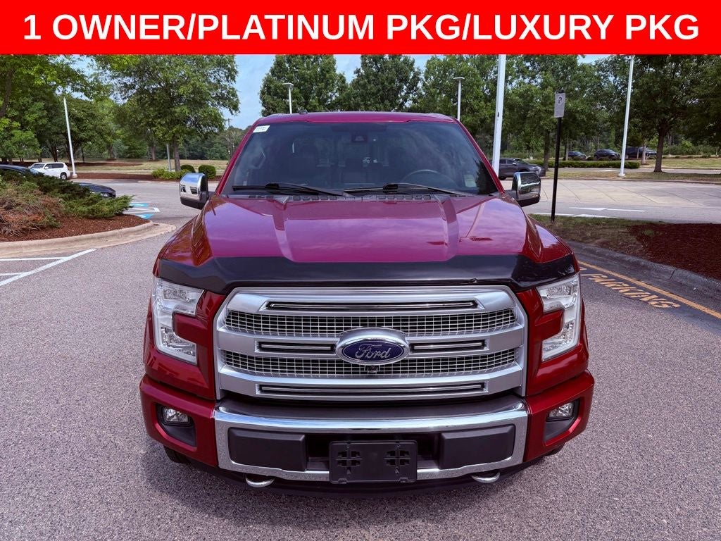 2015 Ford F-150 Platinum PANO-ROOF/TECH PKG/TOW PKG/SMART CRUISE