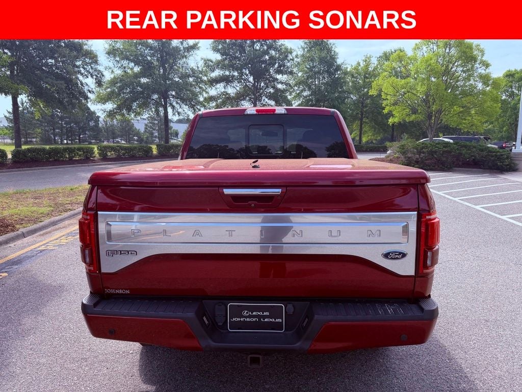 2015 Ford F-150 Platinum PANO-ROOF/TECH PKG/TOW PKG/SMART CRUISE