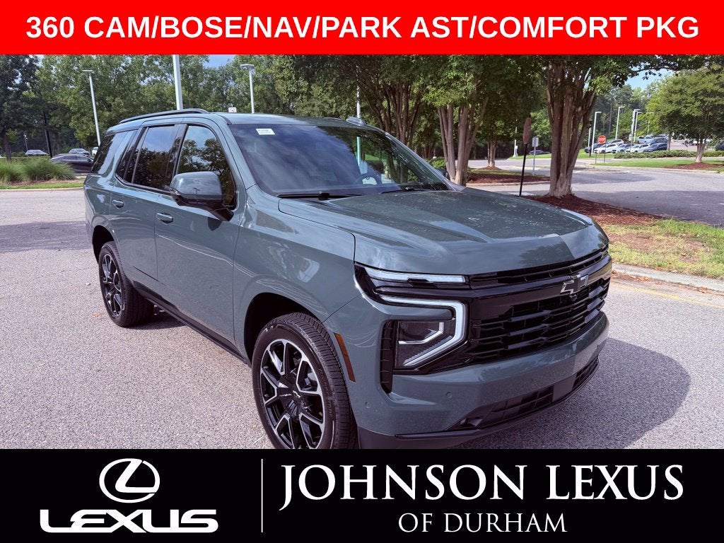 2025 Chevrolet Tahoe RST BOSE/360 CAM/NAV/BLIND SPOT/PARK AST