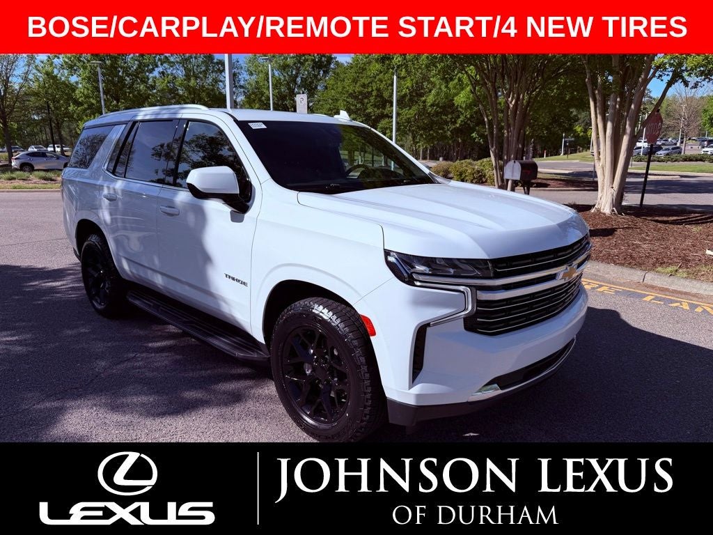2021 Chevrolet Tahoe LT LEATHER/BOSE/CARPLAY/CAPTAIN'S/4 NEW TIRES