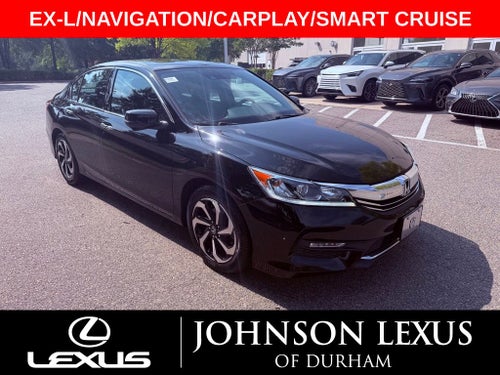 2017 Honda Accord EX-L w/Navigation and Honda Sensing/CARPLAY/SMART CRUIS