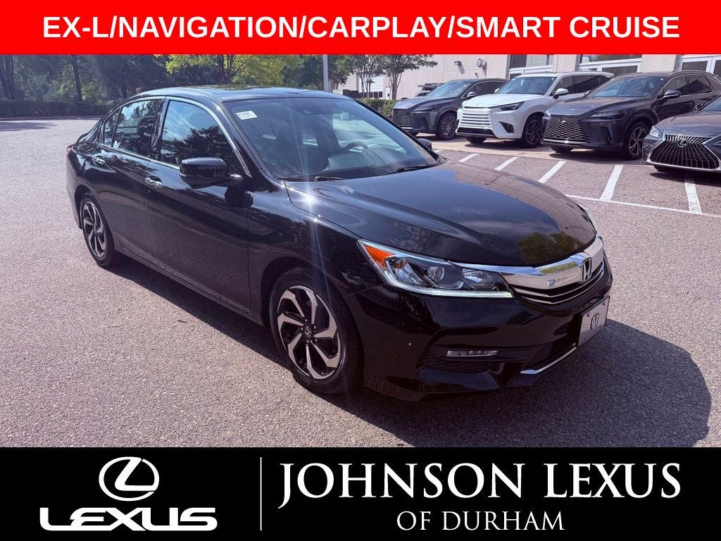 2017 Honda Accord EX-L w/Navigation and Honda Sensing/CARPLAY/SMART CRUIS