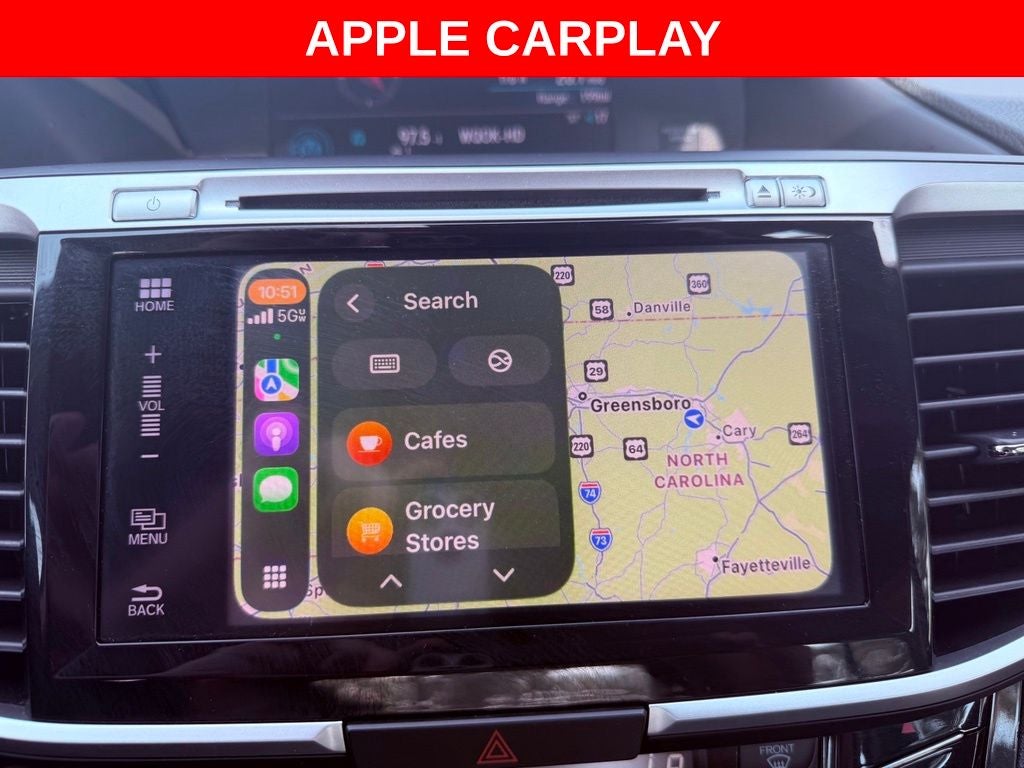 2017 Honda Accord EX-L w/Navigation and Honda Sensing/CARPLAY/SMART CRUIS