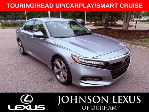 2018 Honda Accord Touring 2.0T HEAD UP/NAV/CARPLAY/SMART CRUISE/PARK AST