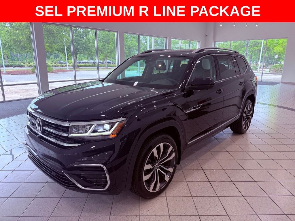 2022 Volkswagen Atlas 3.6L V6 SEL Premium R-Line PANO ROOF/NAV/PARK AST/360 CAM
