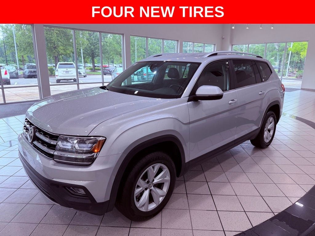 2019 Volkswagen Atlas 2.0T SE w/Technology /CARPLAY/SMART CRUISE/NEW TIRES