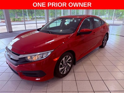 2018 Honda Civic EX SUNROOF/LANE WATCH/CARPLAY/XM/1-OWNER