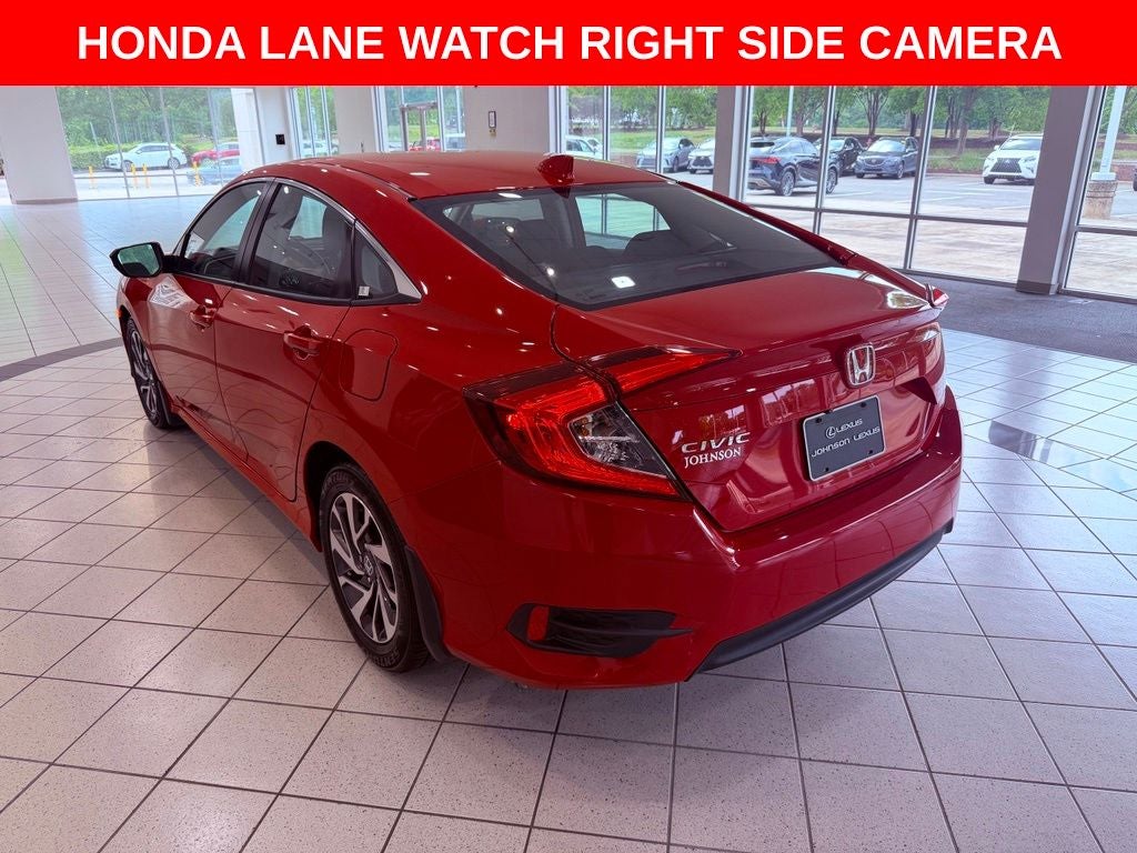 2018 Honda Civic EX SUNROOF/LANE WATCH/CARPLAY/XM/1-OWNER