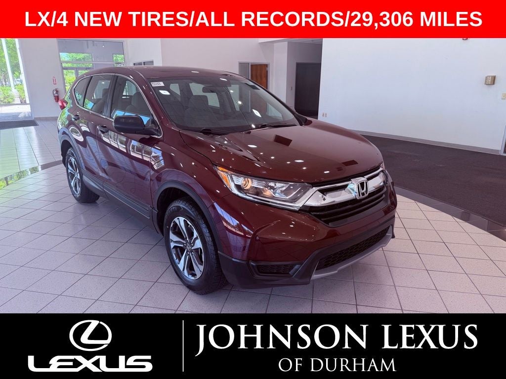 2018 Honda CR-V LX 4 NEW TIRES/ALL RECORDS/CLEAN CARFAX/29,306 MILES!