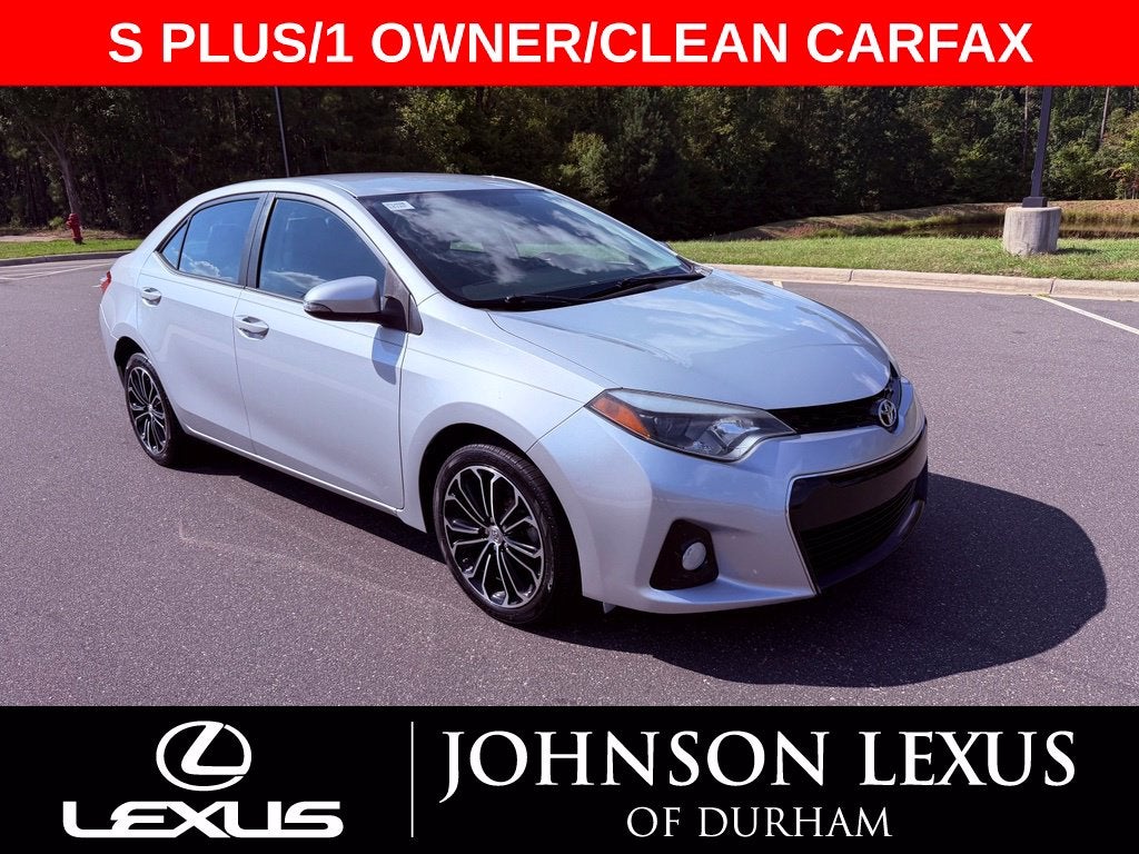 2016 Toyota Corolla S Plus 1 OWNER/CLEAN CARFAX/ALL RECORDS