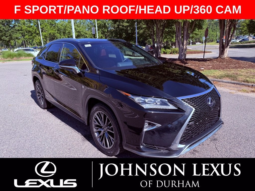 2018 Lexus RX 450h F Sport PANO ROOF/MARK LEV/HEAD UP/360 CAM/ALL RECORDS