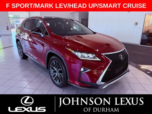 2018 Lexus RX 350 F Sport PANO ROOF/MARK LEV/HEAD UP/NAV/3LED/SMART CRUISE